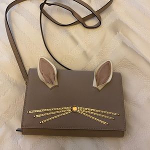 KATE SPADE Hop To It Rabbit Winni Leather Crossbody